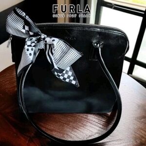 Vintage Furla Leather Handbag